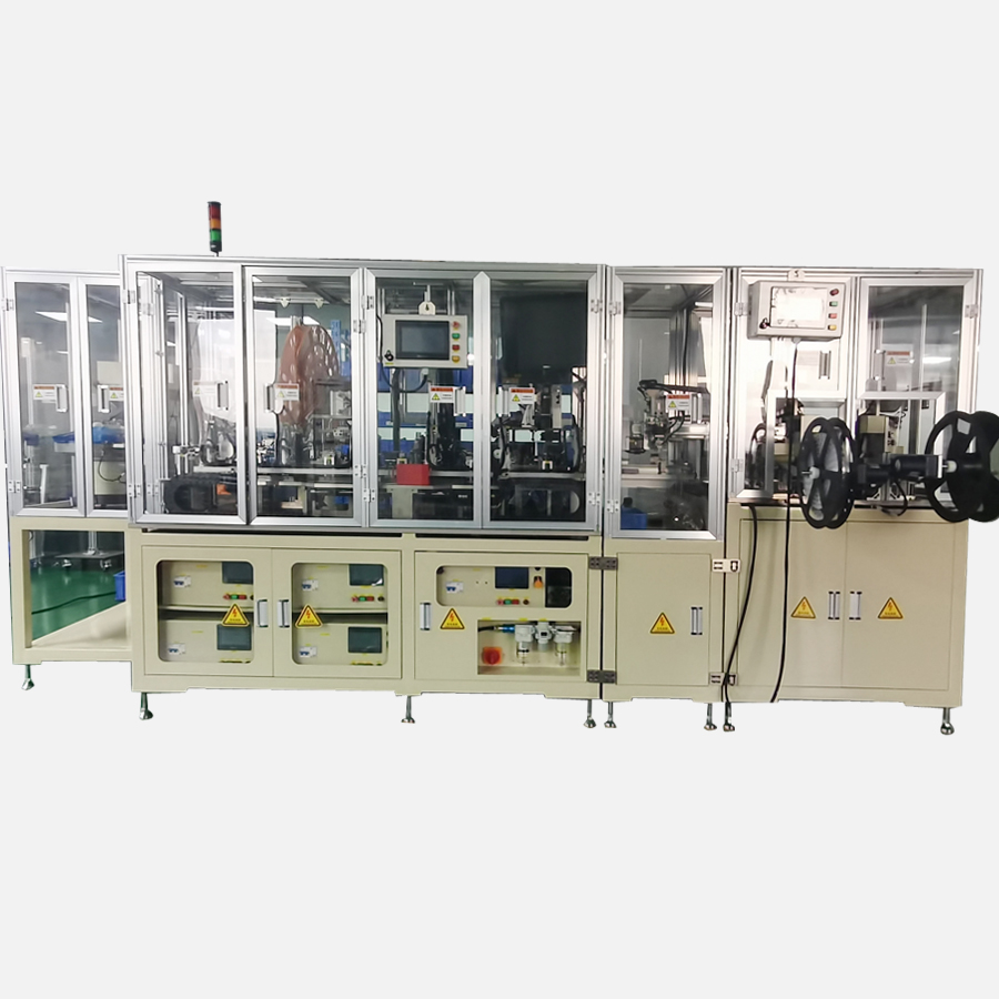 Small shielded vehicle connector production equipment